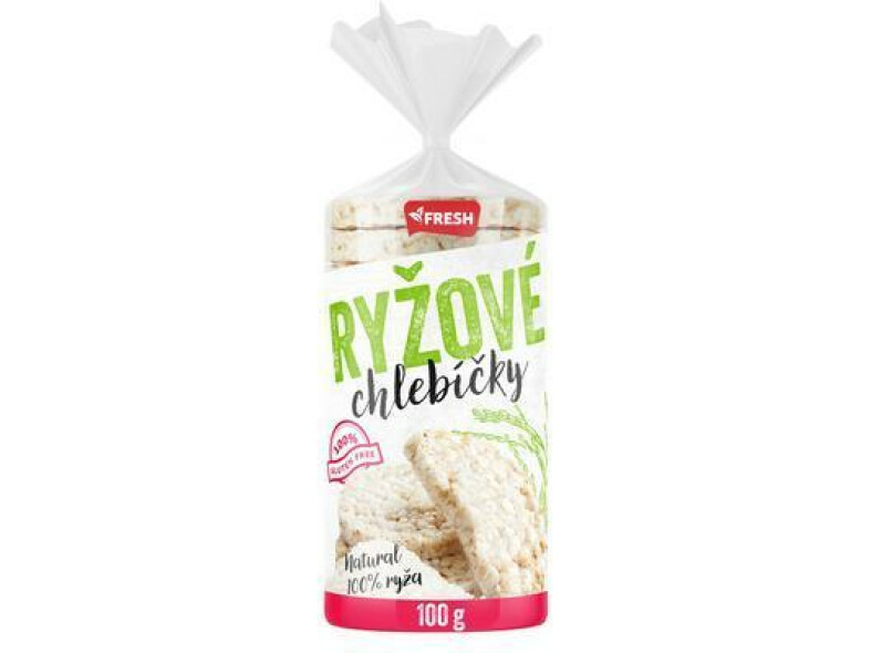 CHLEBÍK RYŽOVÝ 100g FRESH BEZLEP