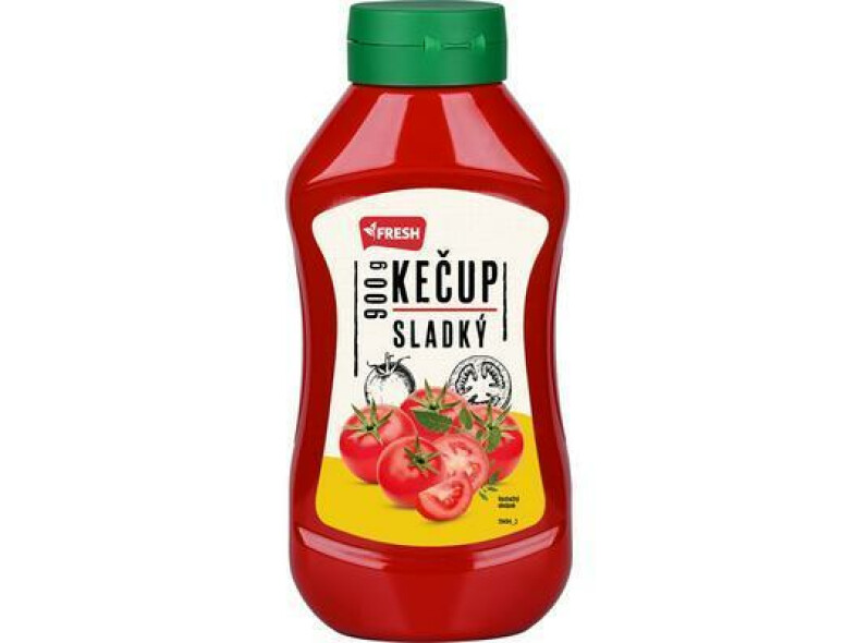 KEČUP SLADKÝ 900g FRESH PLAST