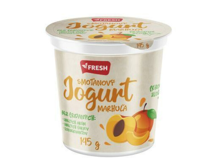 JOGURT SMOTANOVÝ MARHUĽA 145g FRESH