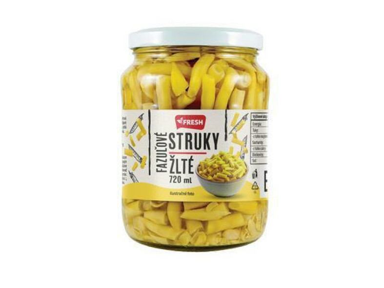 FAZUĽOVÉ STRUKY ŽLTÉ 720ml 680g / PP 360g FRESH