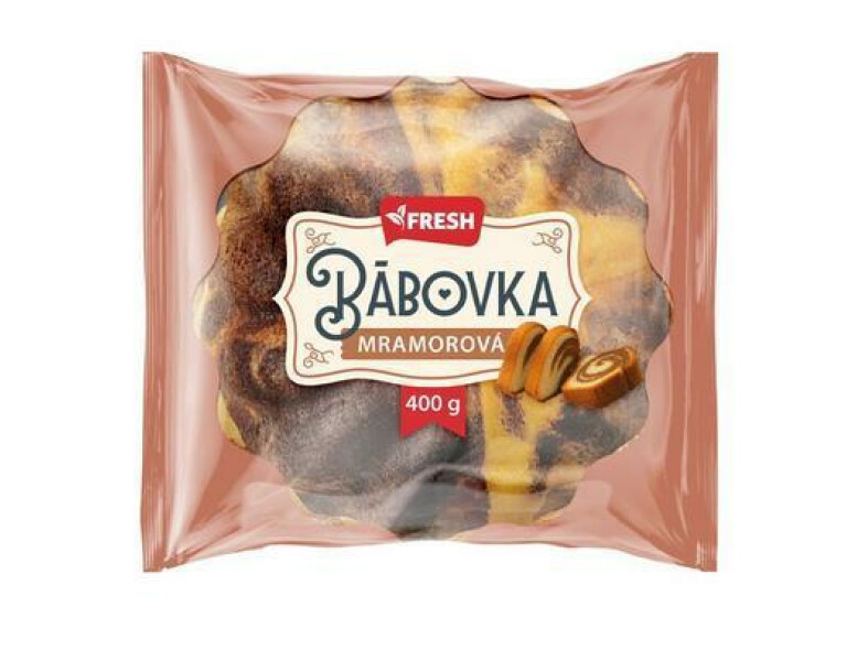 BÁBOVKA MRAMOROVÁ 400g FRESH
