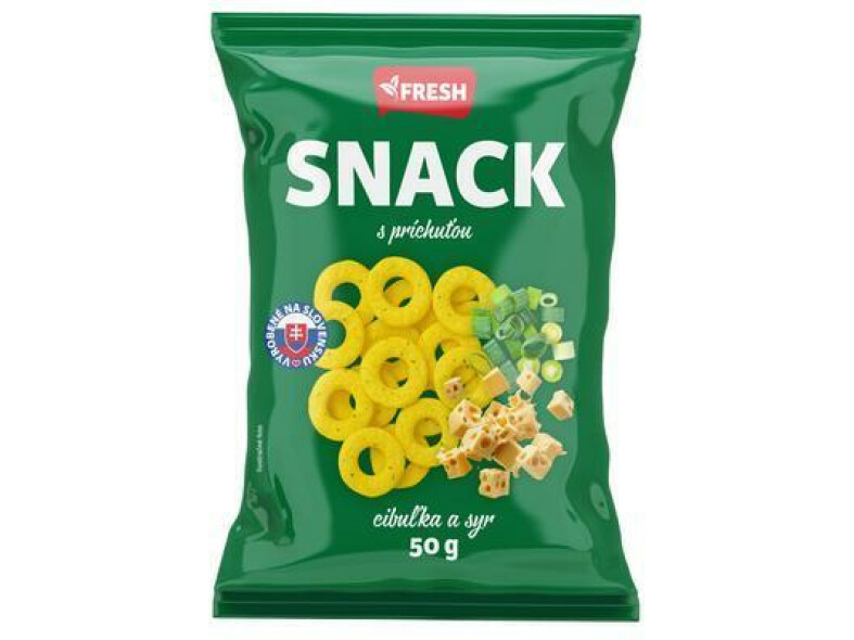 SNACK PRÍCHUŤ SYR - CIBUĽKA 50g FRESH