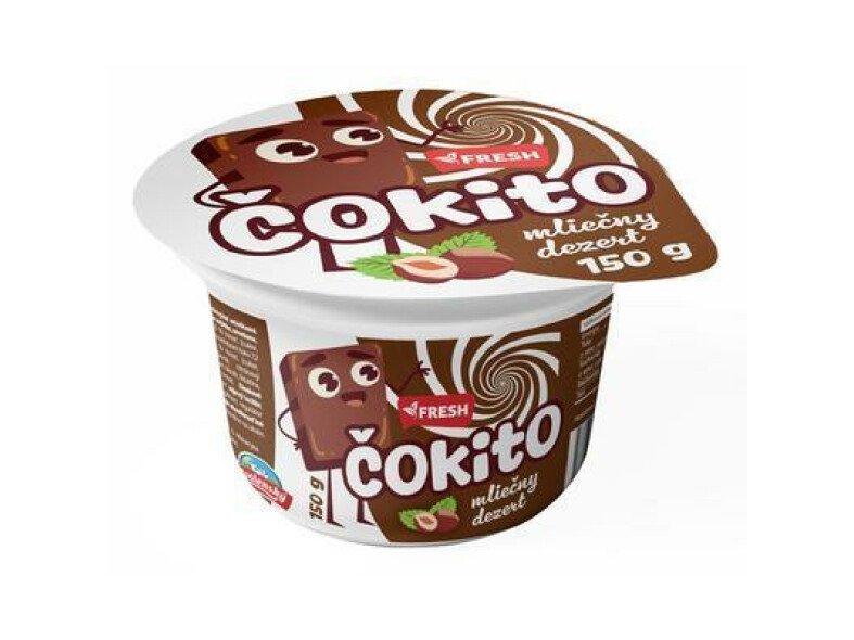 ČOKITO MLIEČNÝ DEZERT S LIESKOVÝMI ORIEŠKAMI 150g FRESH