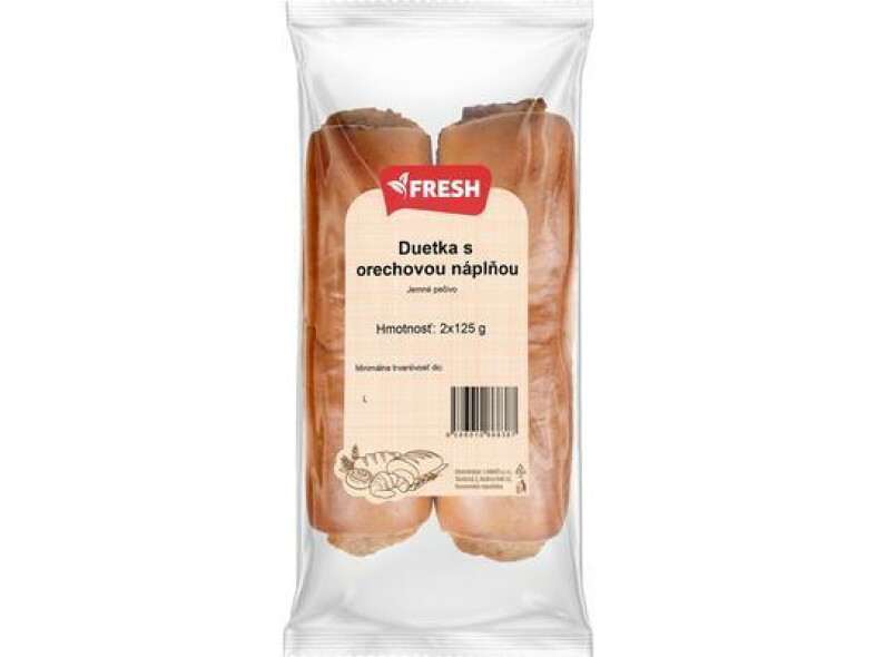 DUETKA ORECHOVÁ 2x125g FRESH