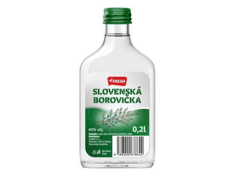 BOROVIČKA SLOVENSKÁ 40% 0.2l FRESH