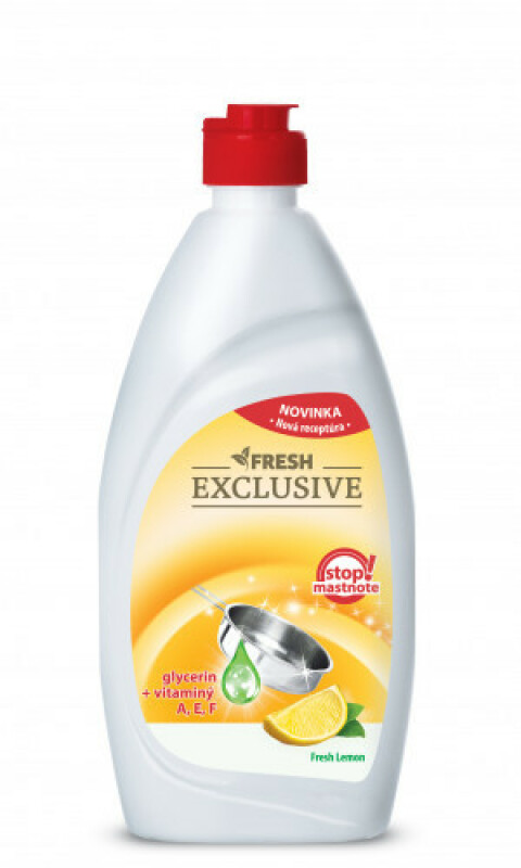 Čistiaci prostriedok na riad LEMON 500ml FRESH Exclusive